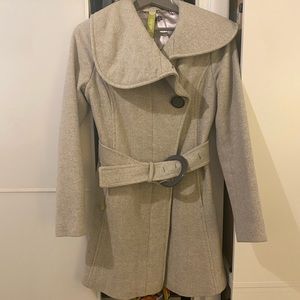 Soia & Kyo Gray Wool Coat